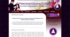 Desktop Screenshot of peletjarangoyang.com