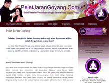 Tablet Screenshot of peletjarangoyang.com